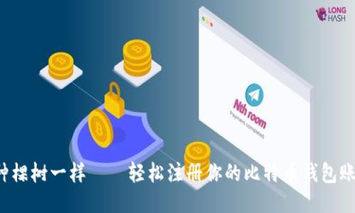 像种棵树一样——轻松注册你的比特币钱包账号！